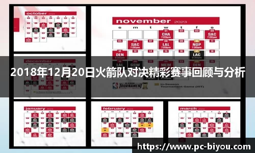 2018年12月20日火箭队对决精彩赛事回顾与分析